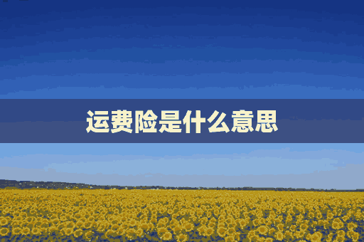 运费险是什么意思